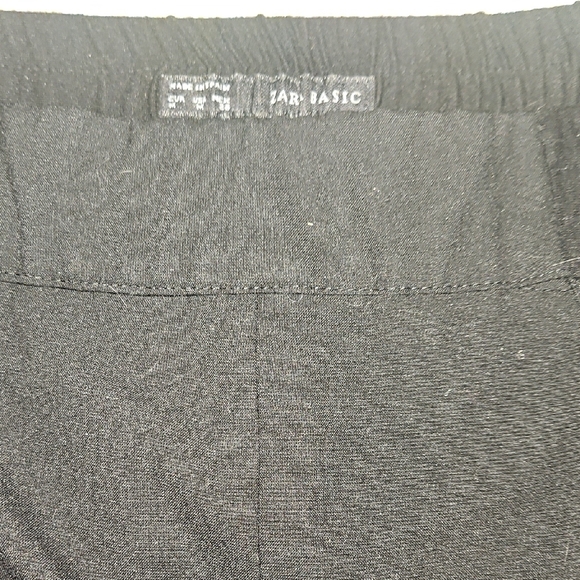 Zara Black High Waist Shorts with Gold Zippers - Picture 3 of 3